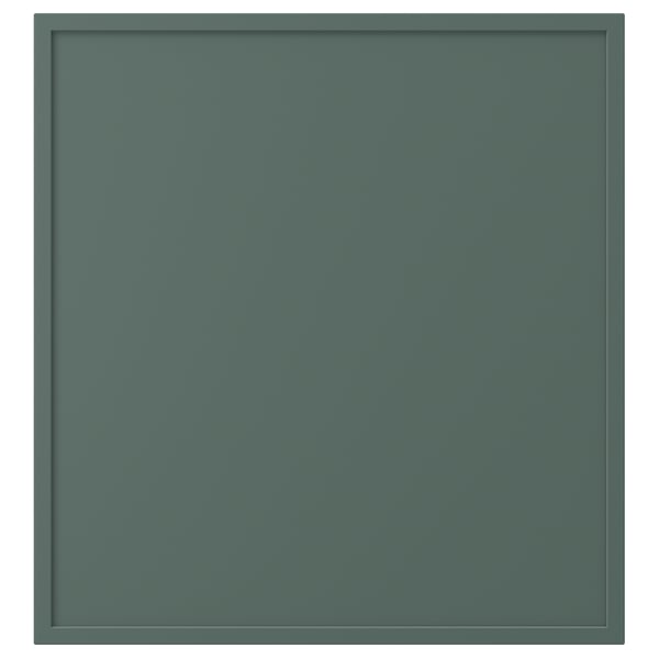 KRUKMAKARE Door, dark gray-green, 23 1/2x25 1/8 "
