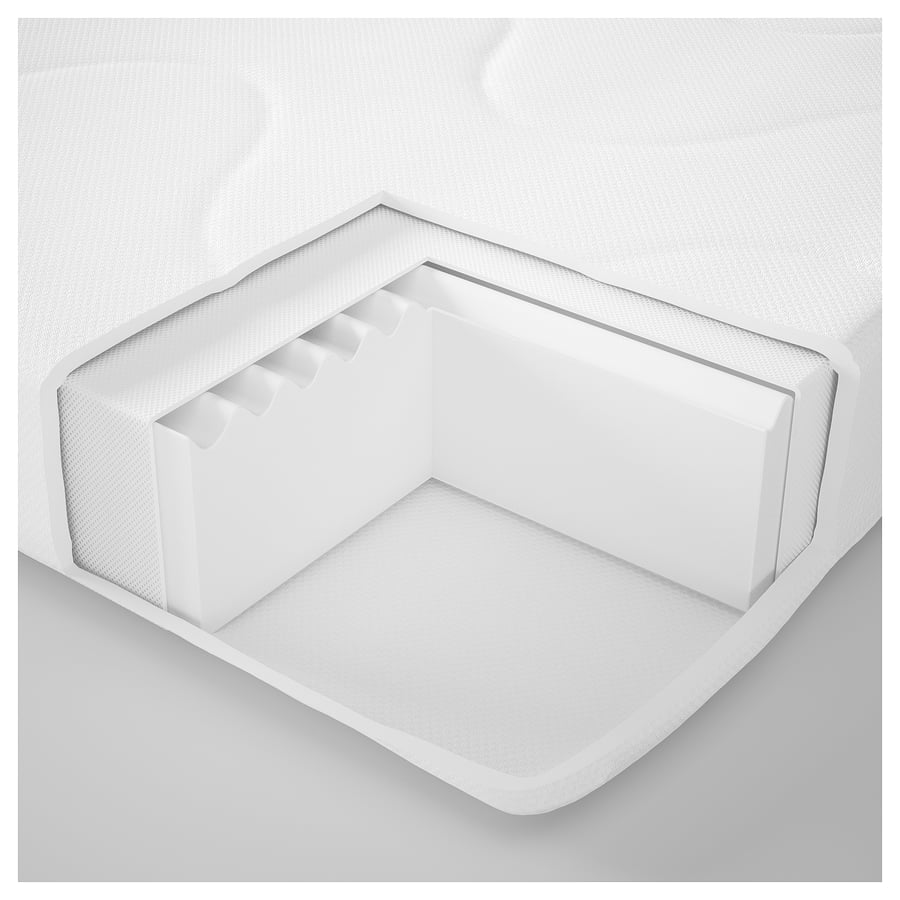 KRUMMELUR foam mattress for crib, 271/2x52" IKEA