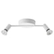 Option: KRUSNATE Ceiling spotlight with 2 lights, white