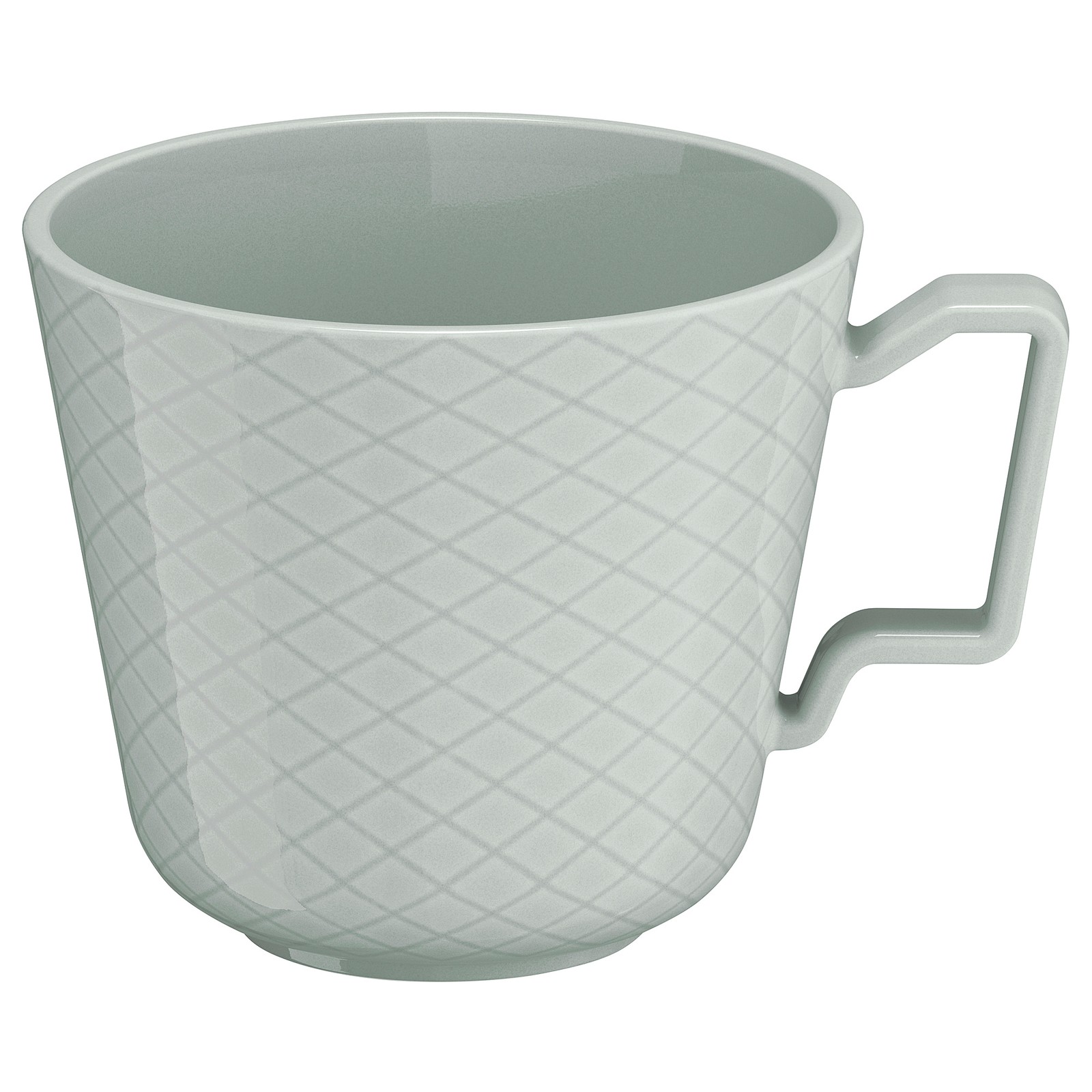 KRUSTAD Mug, light gray IKEA