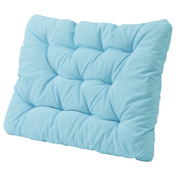 KUDDARNA Back cushion, outdoor, light blue, 24 3/8x17 3/8" IKEA