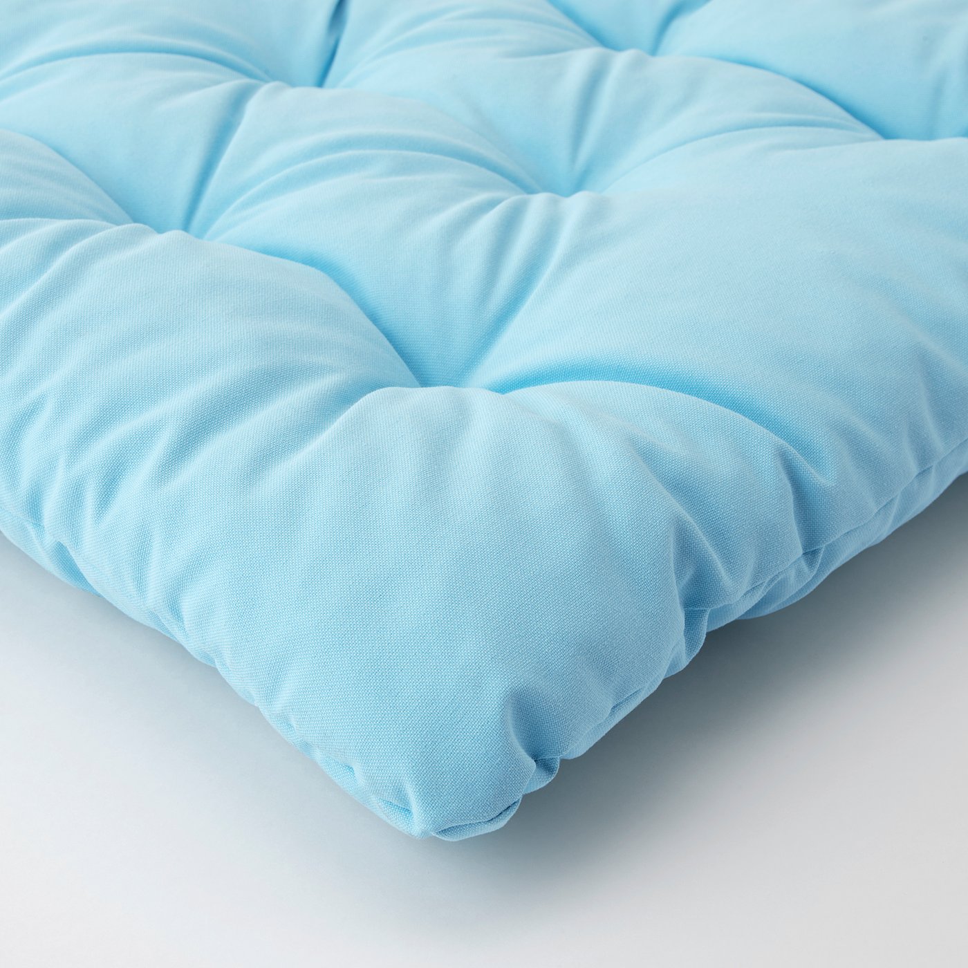 KUDDARNA Seat/back pad, outdoor, light blue, 45 5/8x17 3/4" IKEA