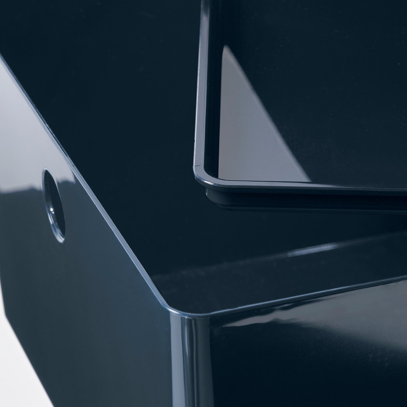 Box with lid, black-blue 3