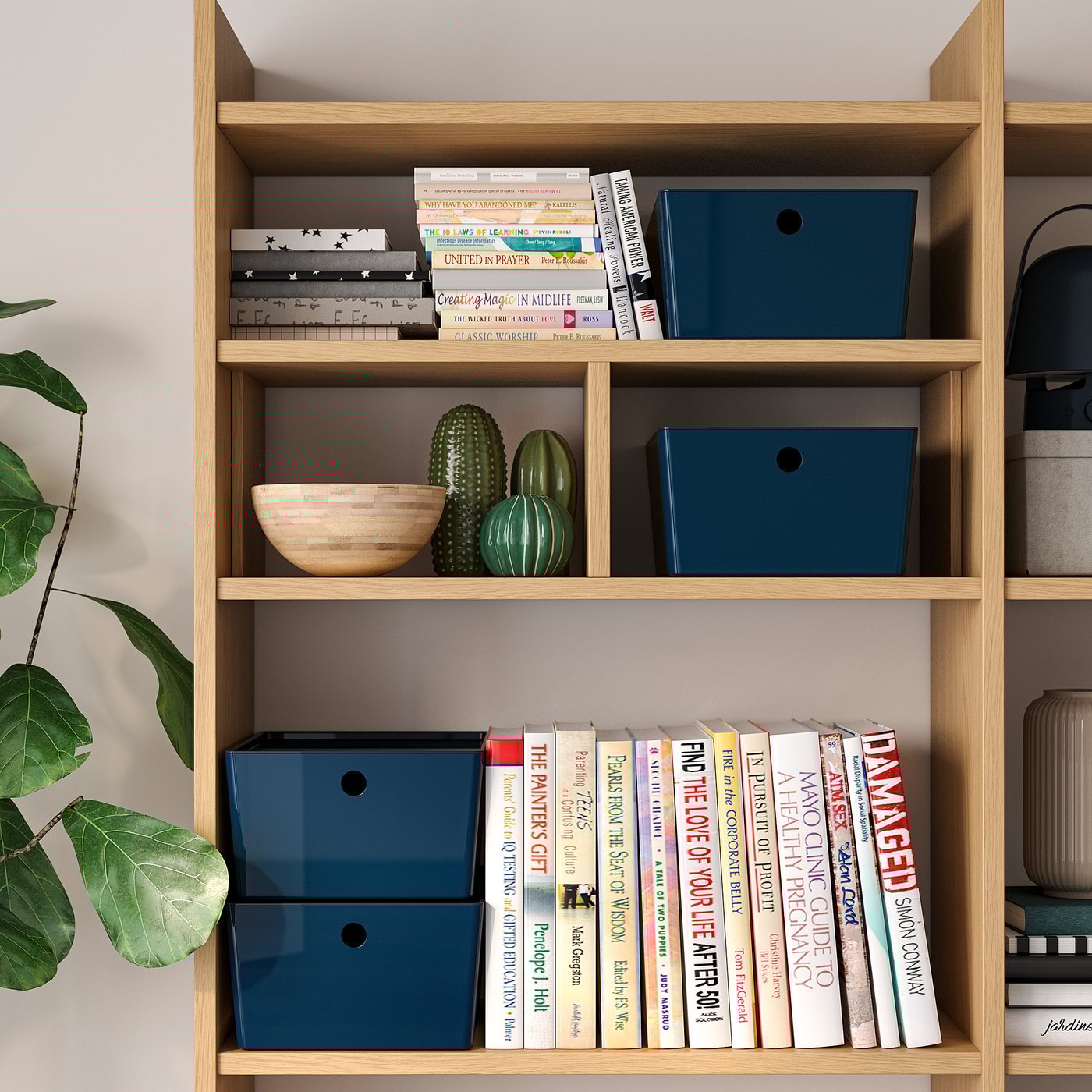 Box with lid, black-blue 2