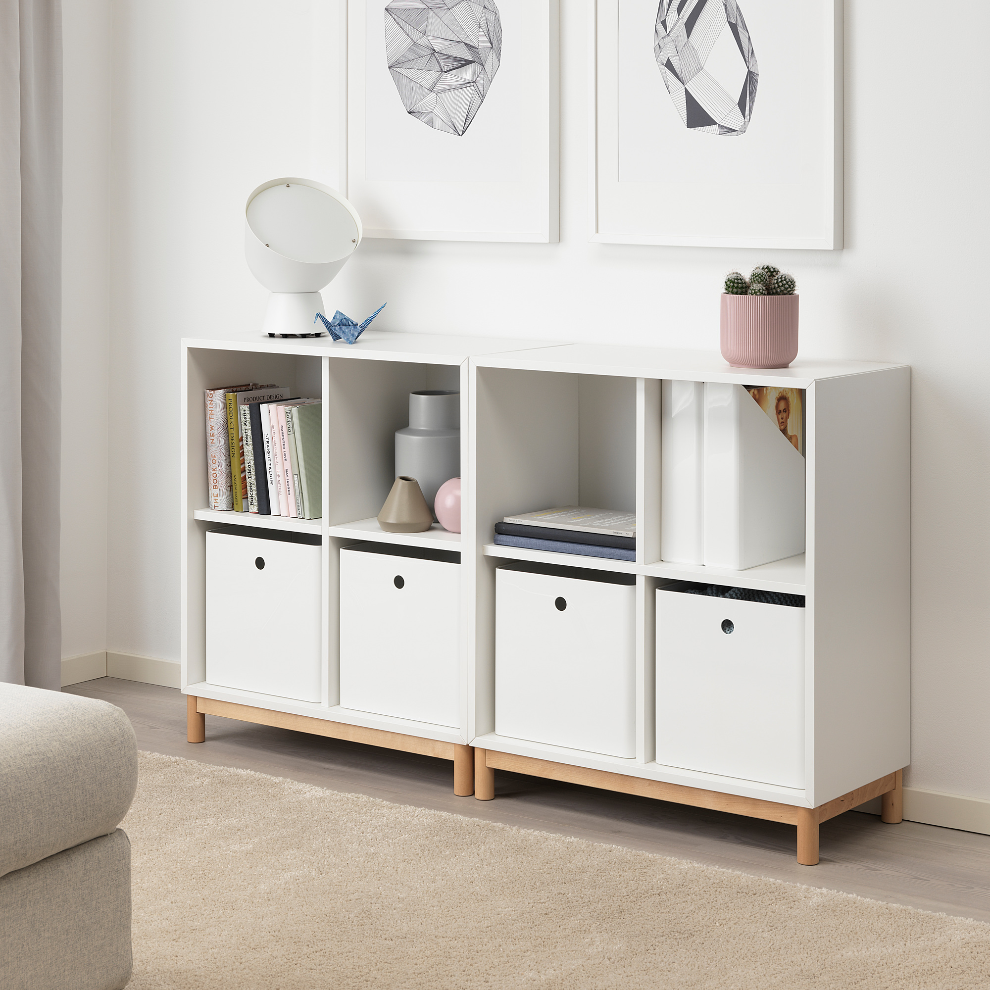 KUGGIS Storage box, white IKEA