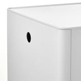 KUGGIS Storage box with lid, white, 12 ½x12 ½x12 ½ "