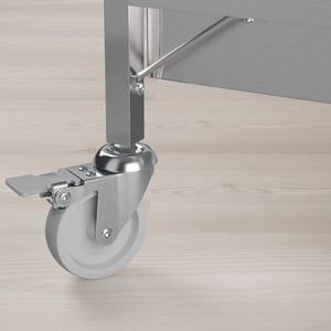 KUNGSFORS Kitchen cart, stainless steel - IKEA