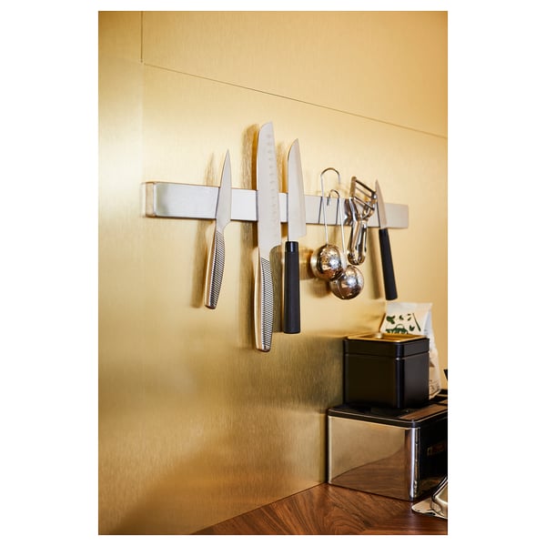 Kungsfors Magnetic Knife Rack Stainless Steel Ikea
