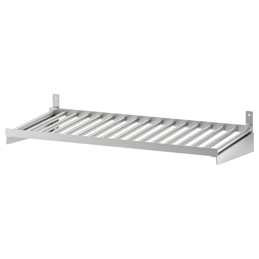 ikea stainless shelves