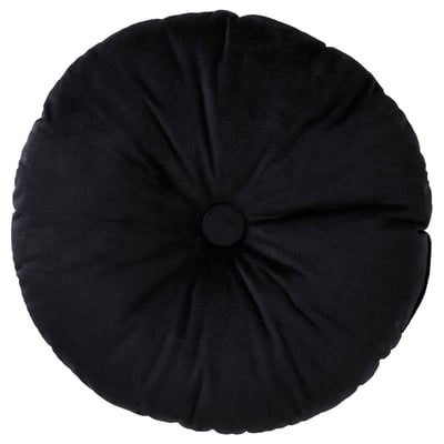 KUSTFYR Cushion, black, 16 "