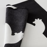 KUSTFYR Dish towel, ghost/spider white/black, 18x24 "