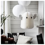 KUSTFYR Hanging decoration, ghost white, 20 "