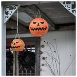 KUSTFYR LED pendant lamp, pumpkin/battery operated outdoor, 11 3/4 "