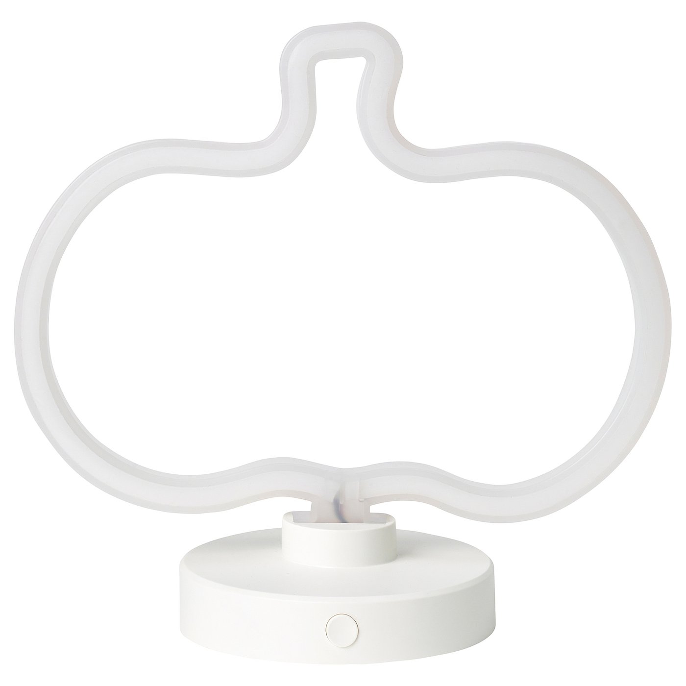 KUSTFYR LED table lamp, battery operated pumpkin IKEA