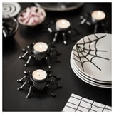 KUSTFYR Tealight holder, spider black, 1 "