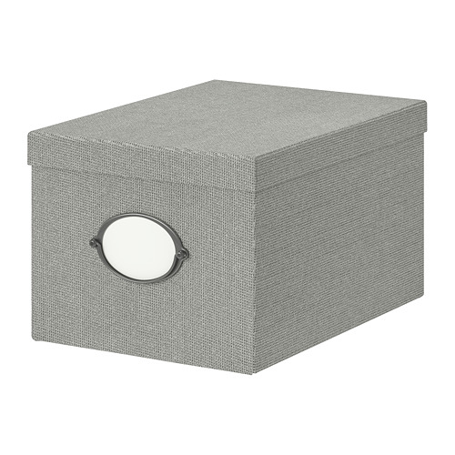 KVARNVIK Storage box with lid - IKEA
