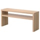 LACK Console table, white stained oak, 55 1/8x15 3/8 "