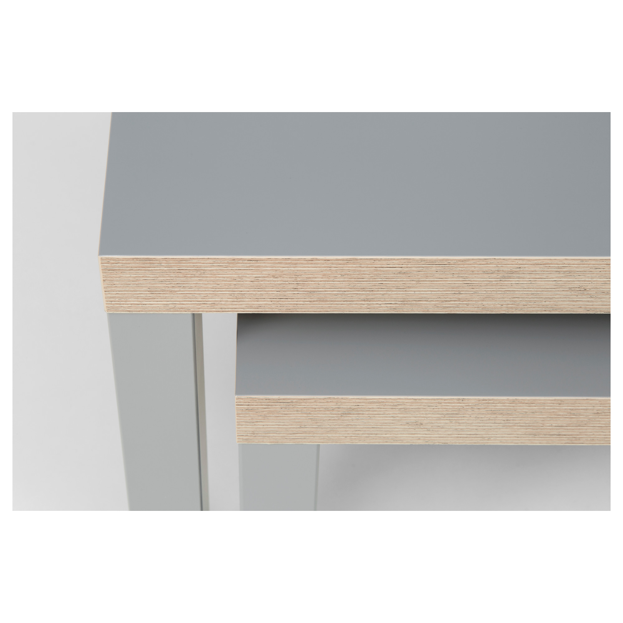 LACK Nesting tables, set of 2, gray IKEA