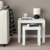 LACK Nesting tables, set of 2, white