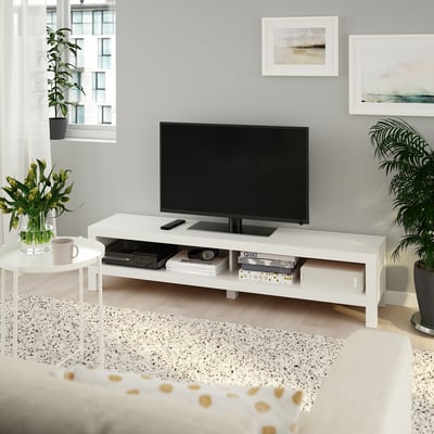 LACK TV unit, white, 63x13 3/4x14 1/8 "