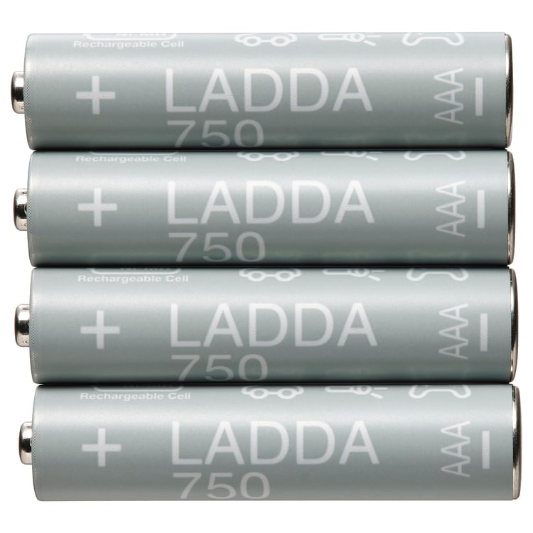 Аккумуляторы ikea ladda