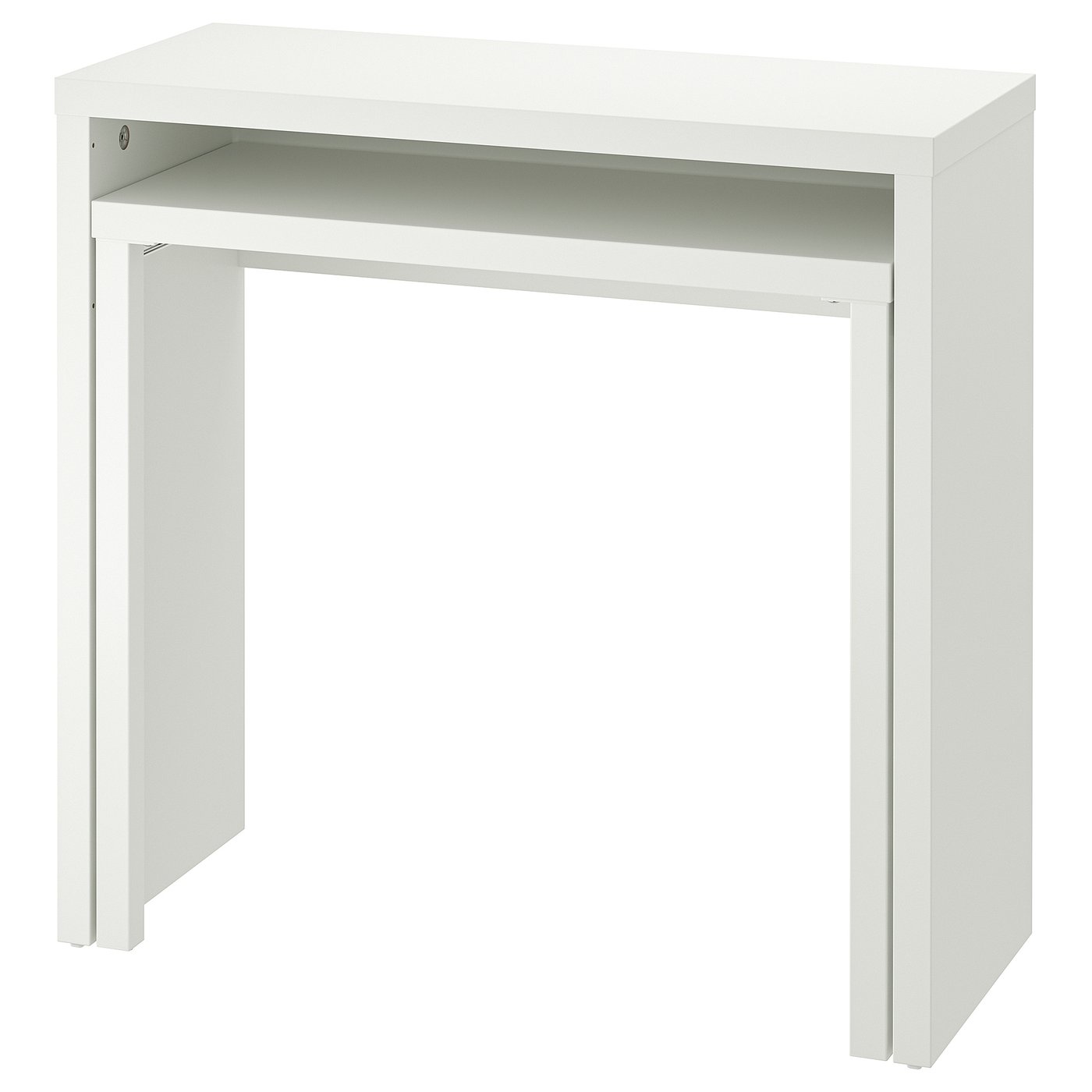 Pull-out desk, white 2