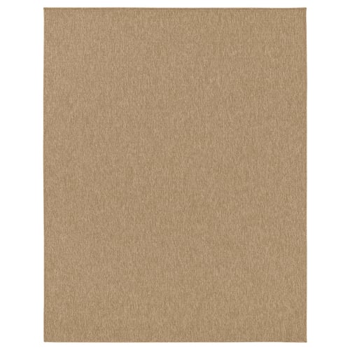 LÄTTBETONG Rug flatwoven, in/outdoor, beige/light brown, 7 ' 10 "x10 '