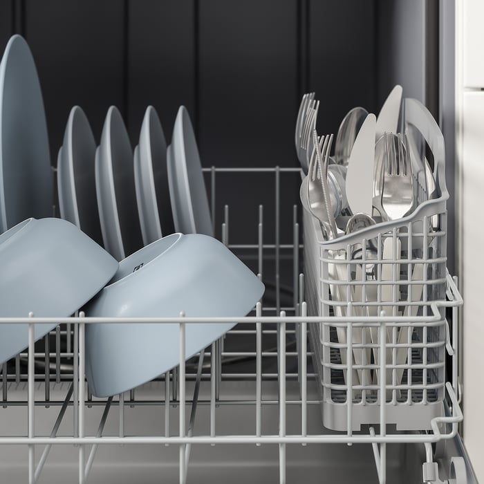 LAGAN builtin dishwasher, white, 24" IKEA