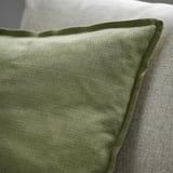LAGERPOPPEL Cushion cover, gray-green, 20x20 "