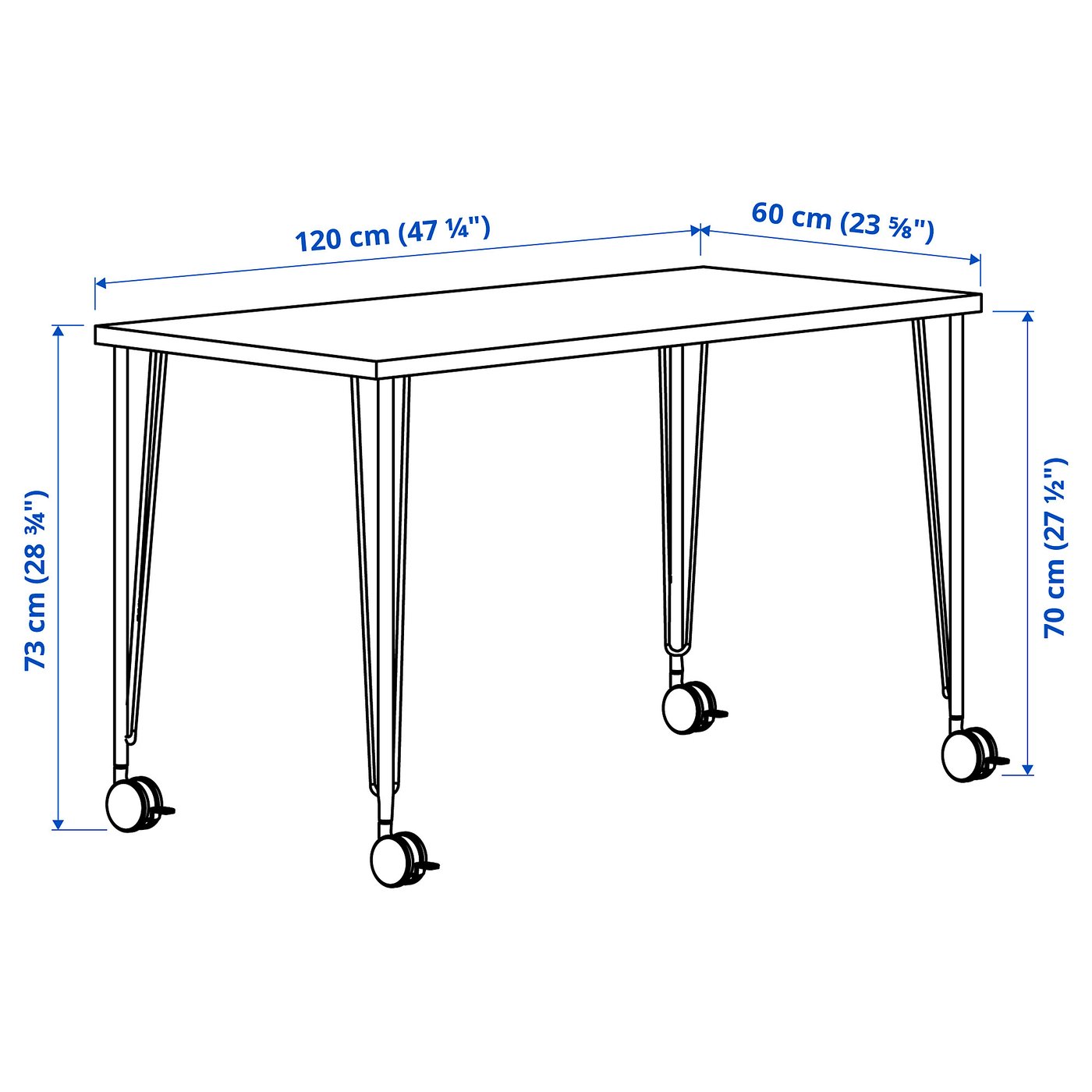 IKEAモルゲルワゴン MULLFJÄLLET conference chair with casters, Naggen dark gray - IKEA