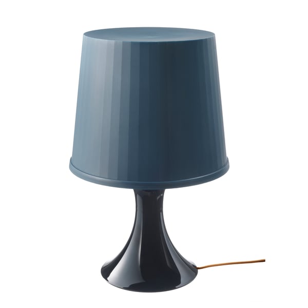 Table Lamp With Led Bulb Lampan Dark Blue