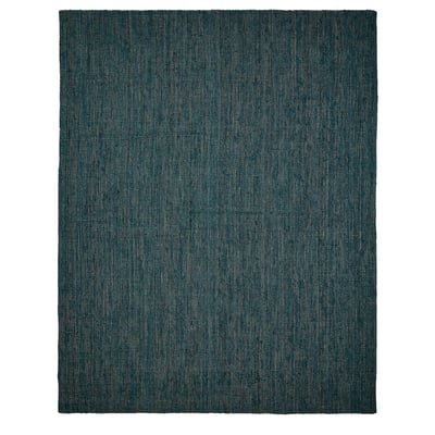 LANDBANA Rug, flatwoven, dark blue, 7 ' 10 "x9 ' 10 "