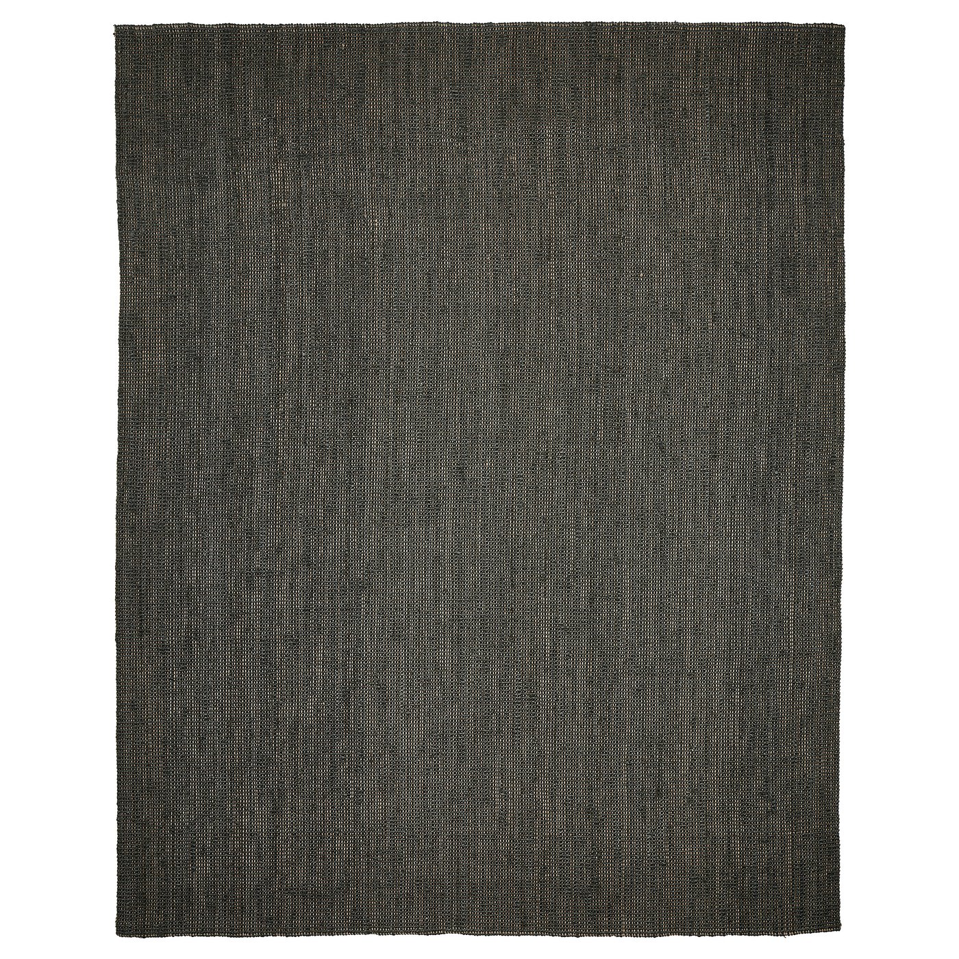 LANDBANA rug, flatwoven, dark green, 7'10