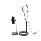 LÅNESPELARE Ring lamp with phone holder