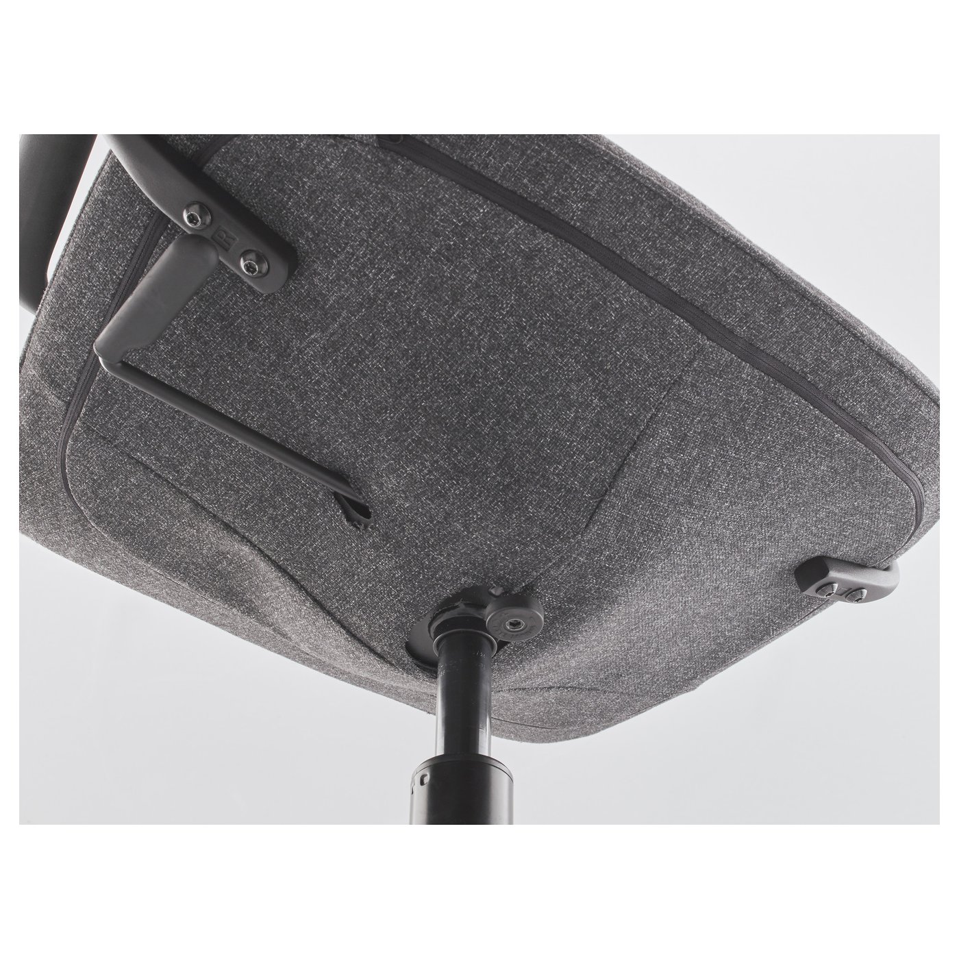 IKEAモルゲルワゴン MULLFJÄLLET conference chair with casters, Naggen dark gray - IKEA