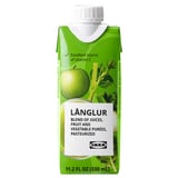 LÅNGLUR Fruit- and vegetable smoothie, green/added vitamin C, 11 oz