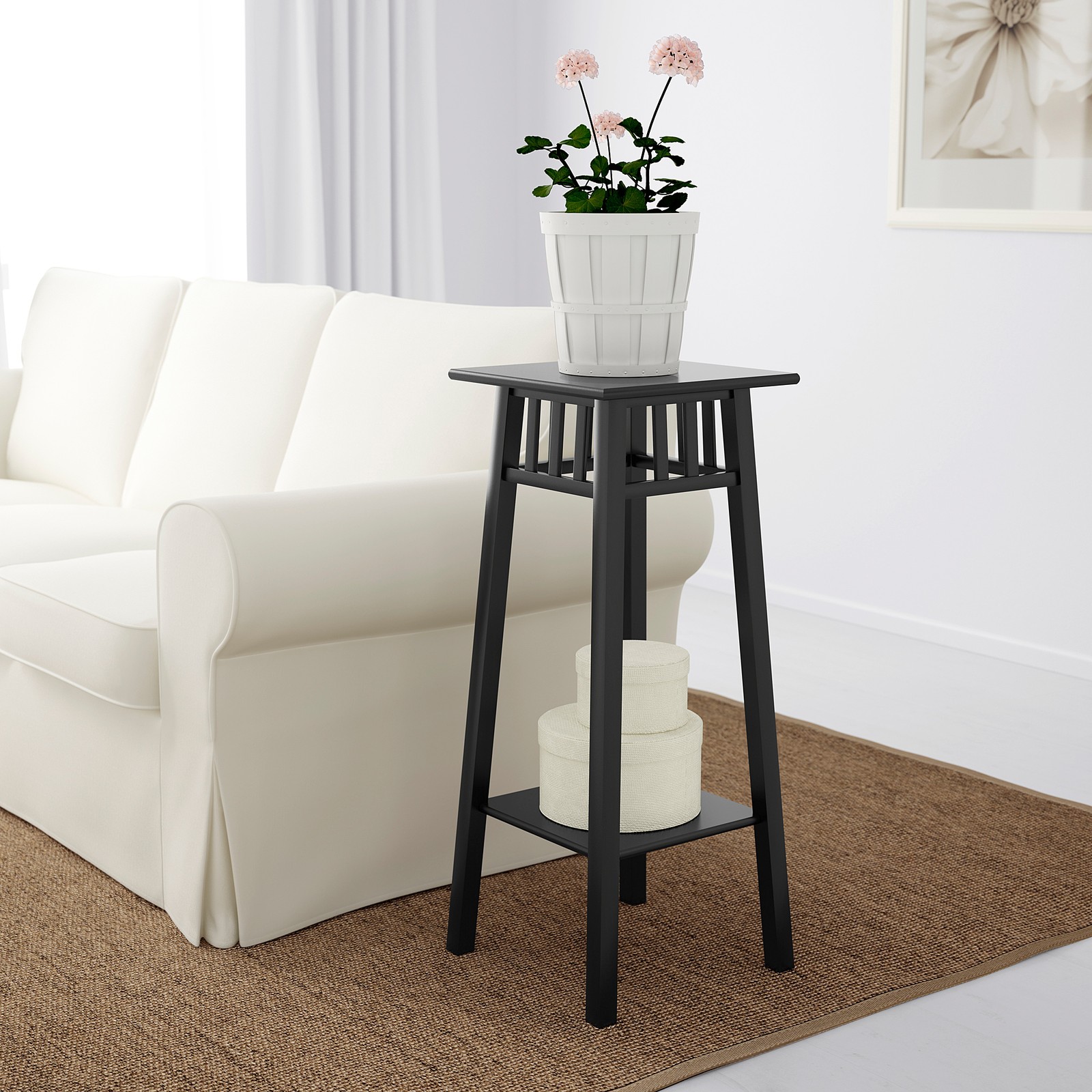 LANTLIV Plant stand, dark brown IKEA