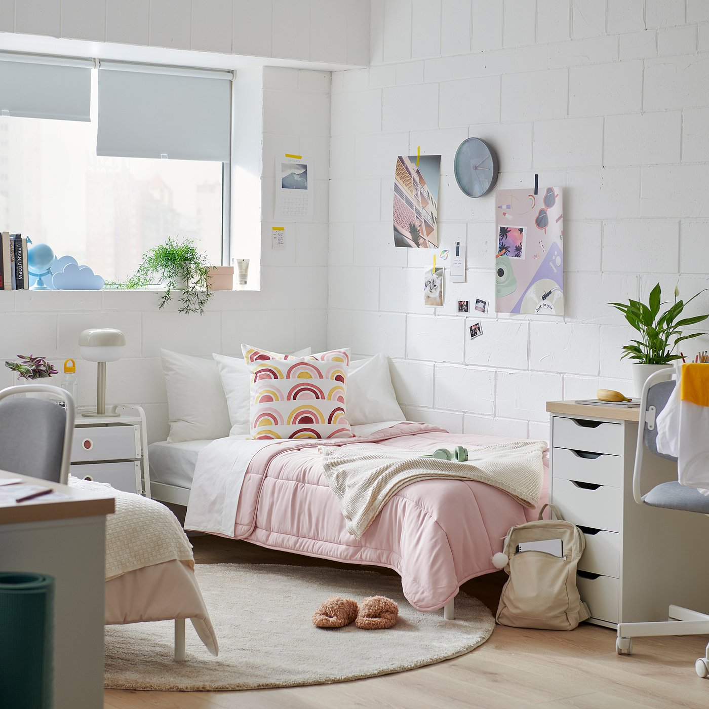 LÅSBRÄKEN comforter, pink, Twin/Twin X-long - IKEA