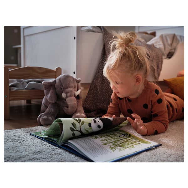 Leddjur Soft Toy Set Of 2 Elephant Gray Ikea