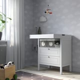 LEN Box, gray/dotted white, 9 ¾x14 ½x8 ¾ "