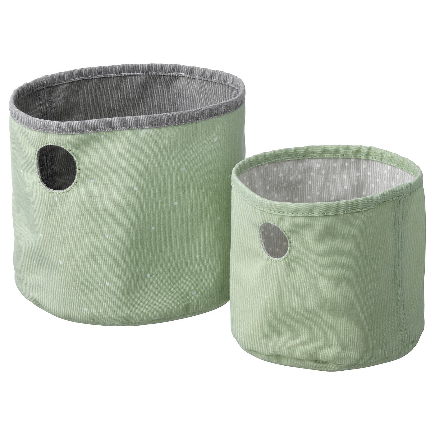 Box Set Of 2, Green/Light Gray