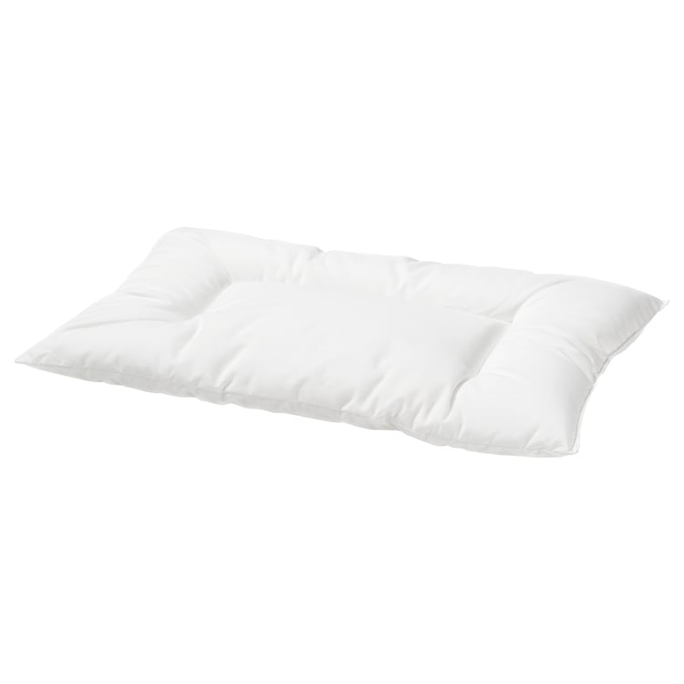 LEN crib pillow, white, 14x22" IKEA