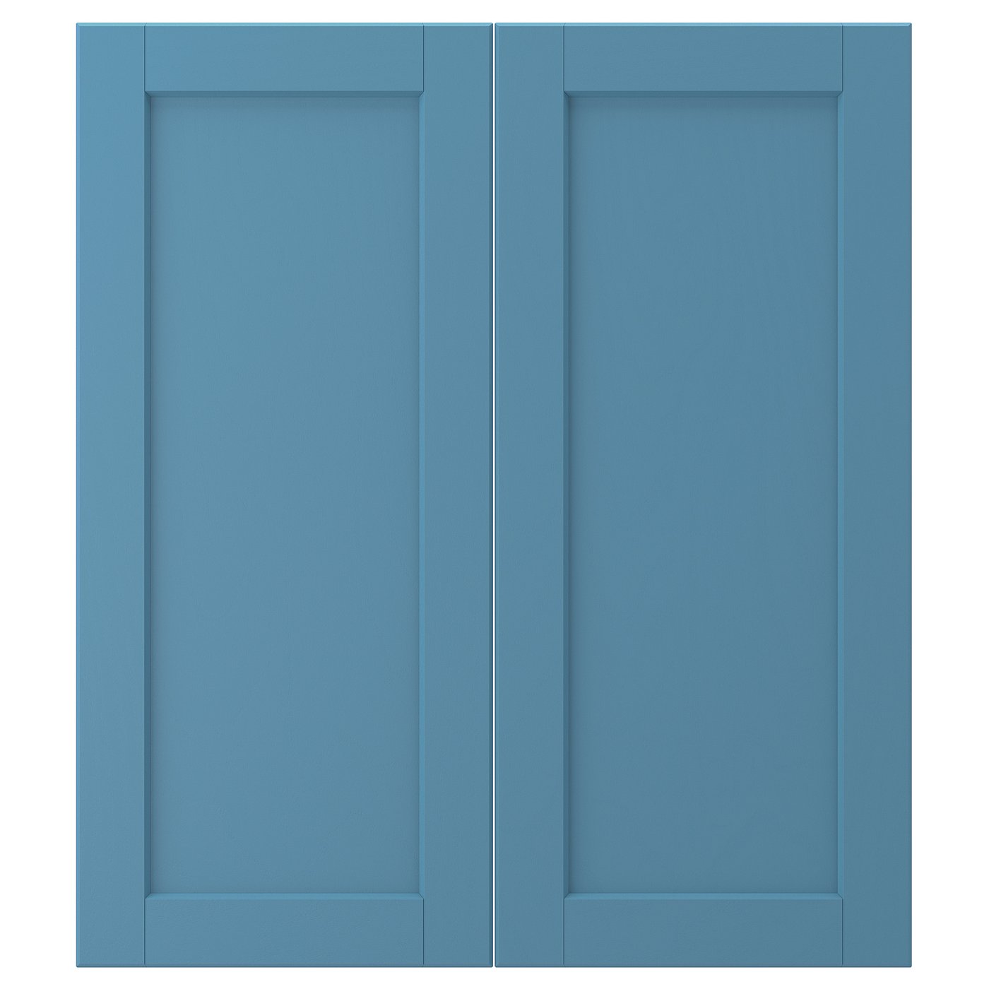 LERHYTTAN 2-p door/corner base cabinet set, blue, 13x30