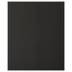 Option: LERHYTTAN Cover panel, black stained, 25x30 "