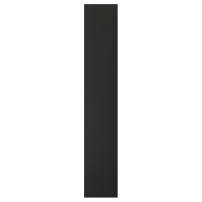 LERHYTTAN Cover panel, black stained, 15x90 "