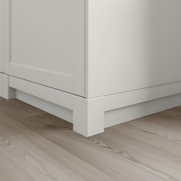 LERHYTTAN Decorative toekick, light gray, 87 "