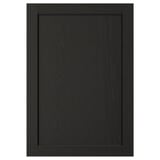 LERHYTTAN Door, black stained, 21x30 "