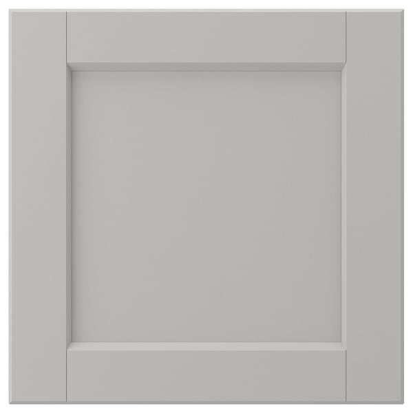 LERHYTTAN Door, light gray, 15x15 "