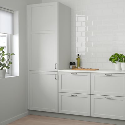 LERHYTTAN Door, light gray, 15x30 "