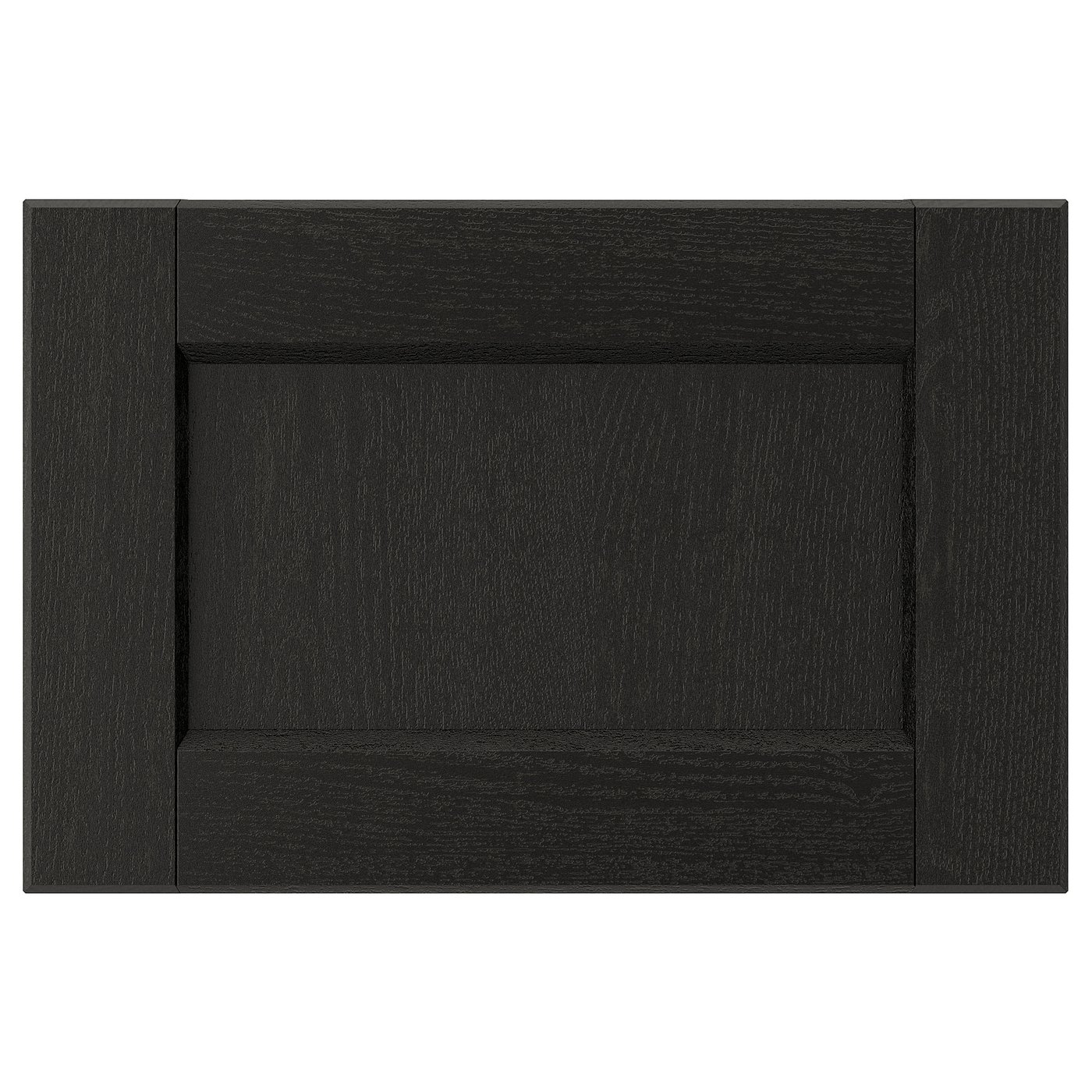 LERHYTTAN drawer front, black stained, 15x10" IKEA